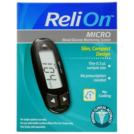 relion glucomètre|RELION MICRO BLOOD GLUCOSE METER USER .
